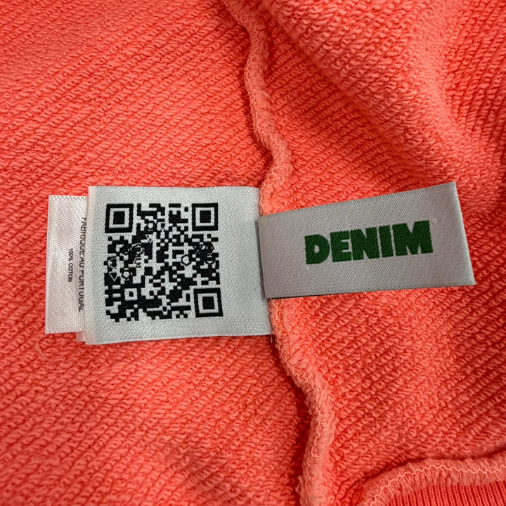 Pristine DENIM TEARS hoodie ADG Zip Hoodie Zip up pink cotton mens L