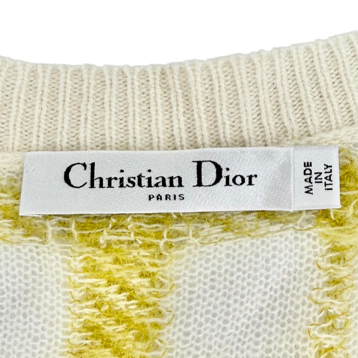 Excellent Christian Dior cardigan Mohair and cashmere blend 40 144G50AM140