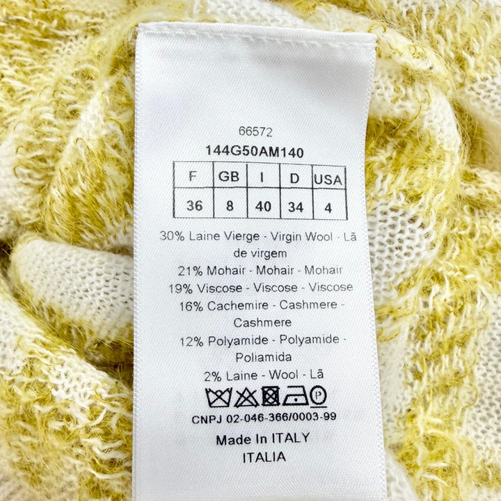 Excellent Christian Dior cardigan Mohair and cashmere blend 40 144G50AM140