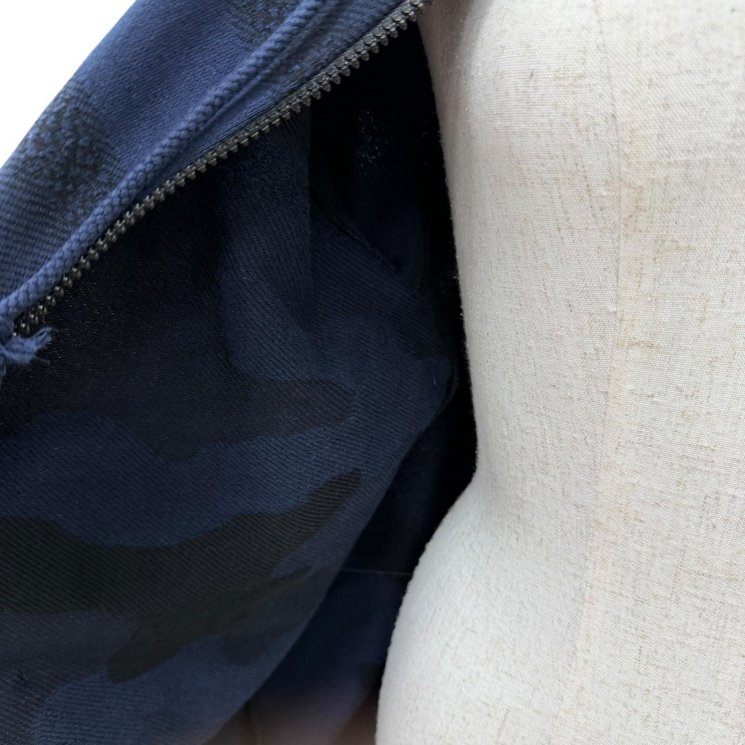 Excellent Christian Dior hoodie camouflage Navy cotton Women 44 053G01A4600
