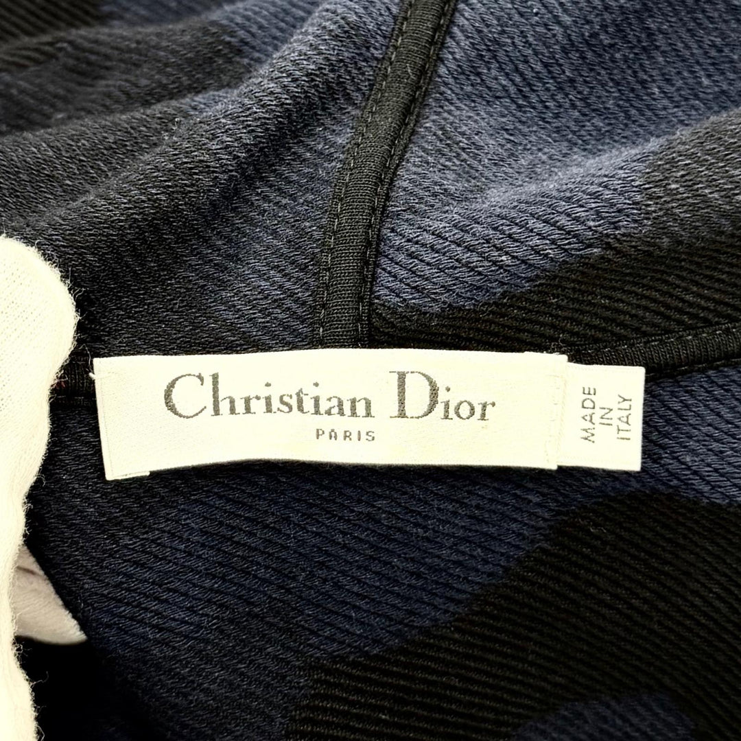 Excellent Christian Dior hoodie camouflage Navy cotton Women 44 053G01A4600