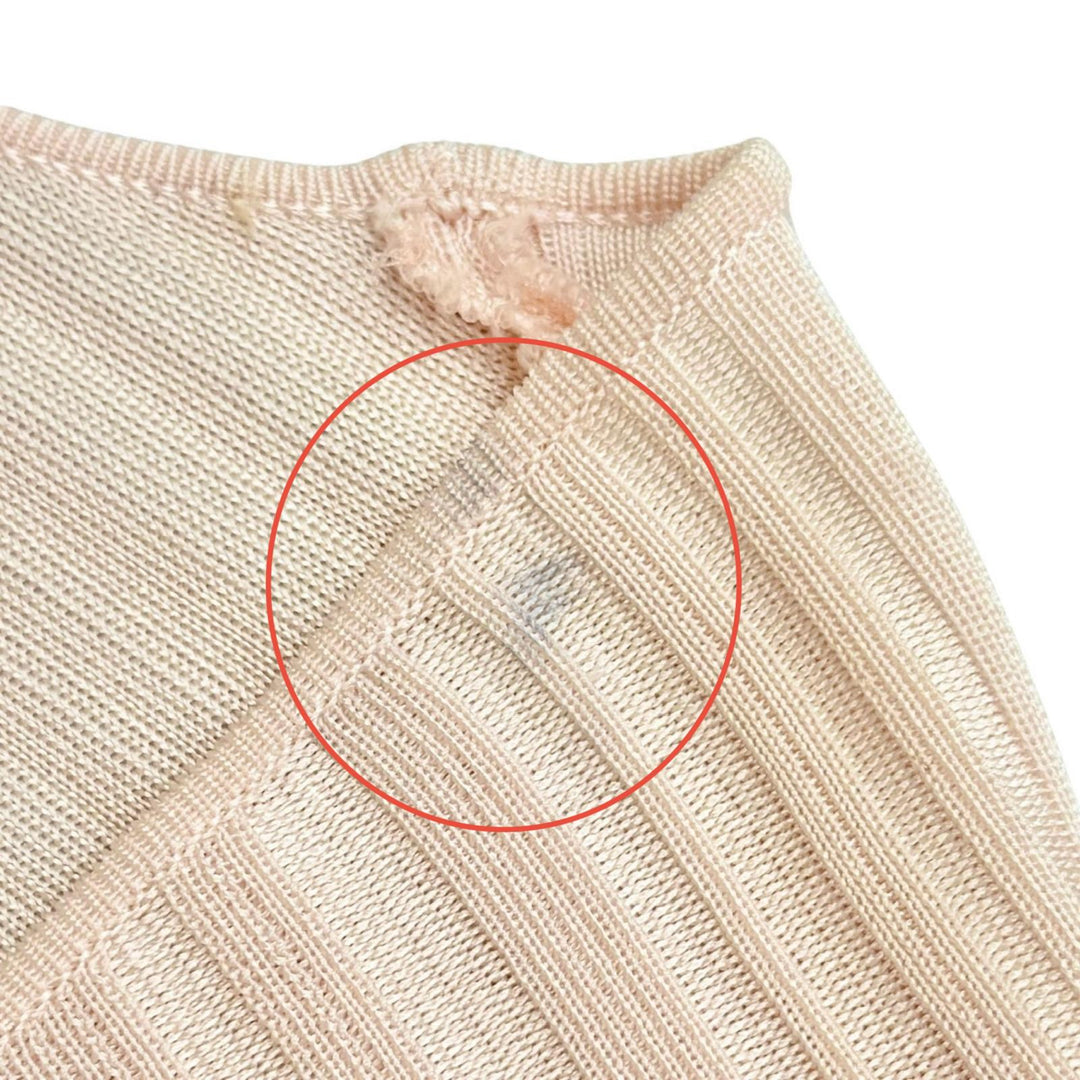 Great Christian Dior one piece Short-sleeved knit top with built-in pink 40