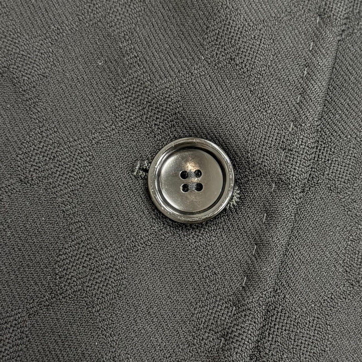 Great GUCCI tailored jacket GG pattern logo button single black 42 721089 ZAKF8