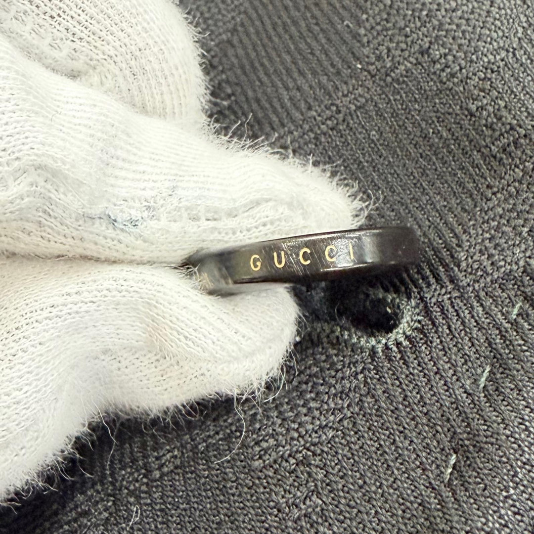 Great GUCCI tailored jacket GG pattern logo button single black 42 721089 ZAKF8