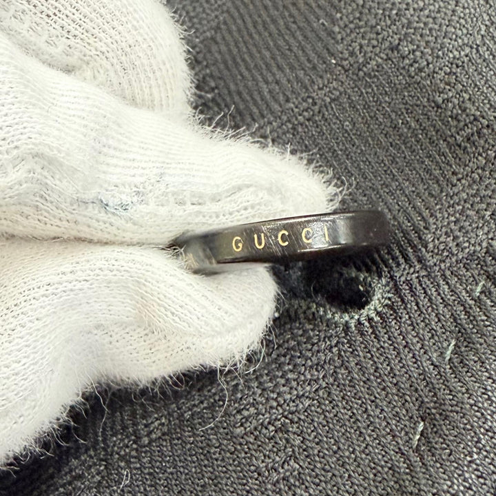 Great GUCCI tailored jacket GG pattern logo button single black 42 721089 ZAKF8