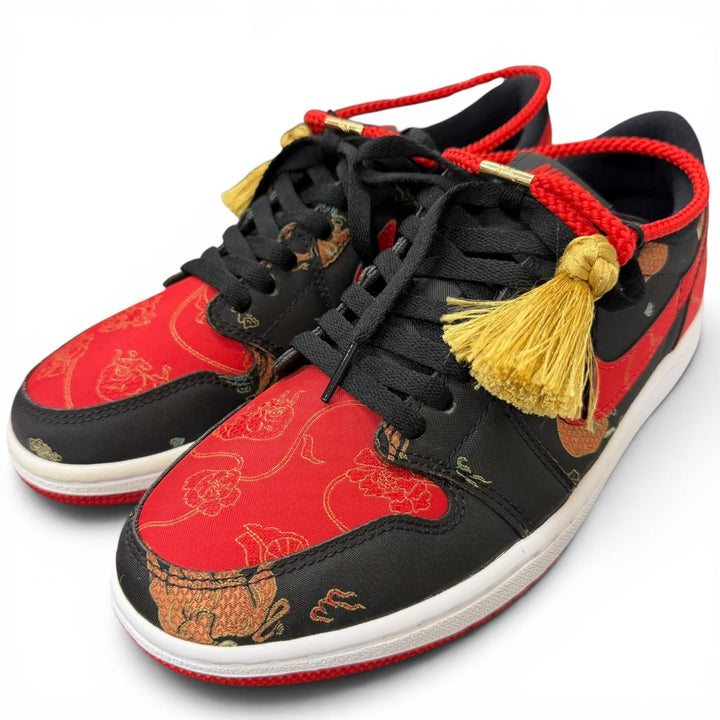 Pristine NIKE Low cut sneakers AIR JORDAN1 LOW OG CNY Chinese New Year black