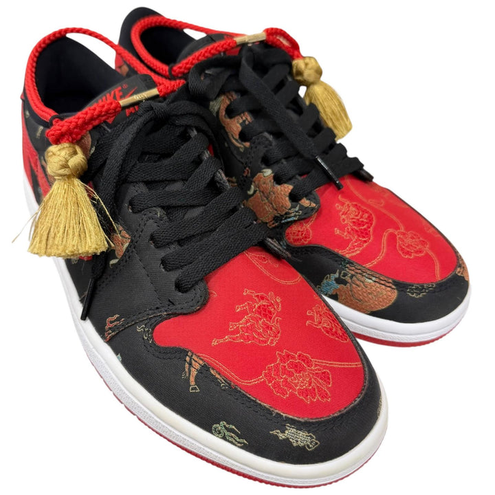 Pristine NIKE Low cut sneakers AIR JORDAN1 LOW OG CNY Chinese New Year black