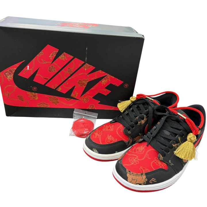 Pristine NIKE Low cut sneakers AIR JORDAN1 LOW OG CNY Chinese New Year black