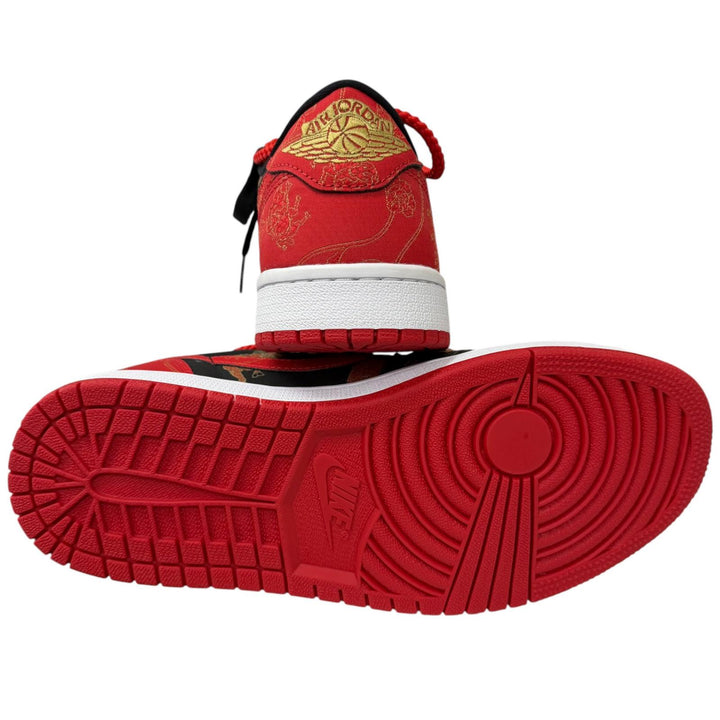Pristine NIKE Low cut sneakers AIR JORDAN1 LOW OG CNY Chinese New Year black