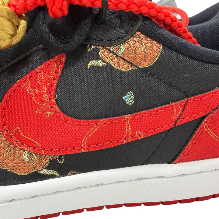 Pristine NIKE Low cut sneakers AIR JORDAN1 LOW OG CNY Chinese New Year black