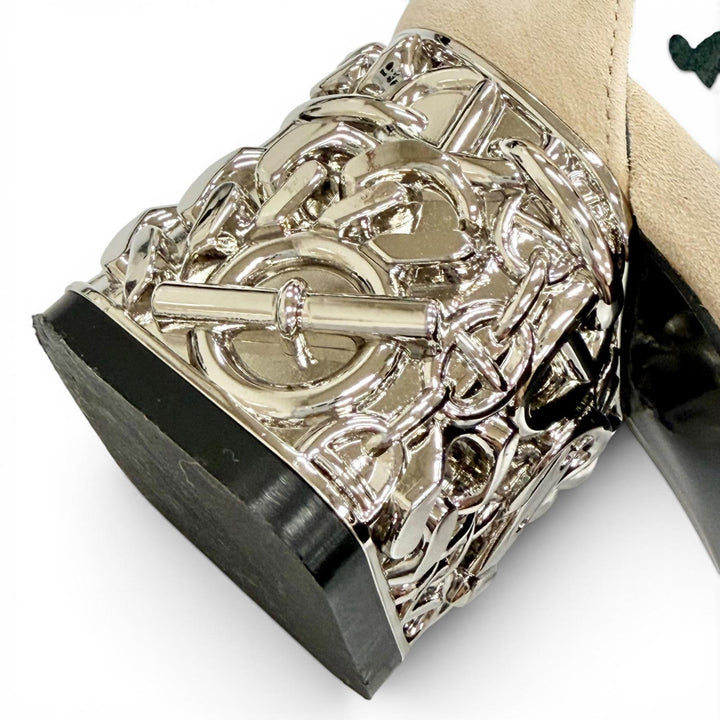 Great HERMES Sandals 60 grams Chaine d'Ancre Ankle Strap Suede 36 231240Z