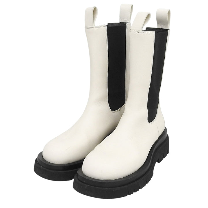 Great BOTTEGAVENETA boots Rug Chelsea boots Side Gore white Women 37