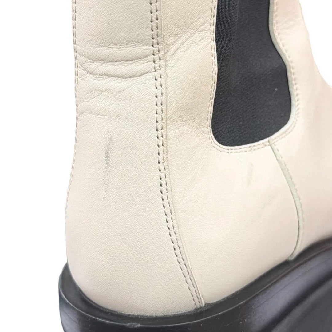 Great BOTTEGAVENETA boots Rug Chelsea boots Side Gore white Women 37