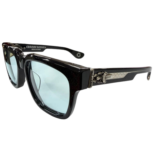 Excellent CHROME HEARTS sunglasses BOX OFFICER Glitter Dagger black SV925 mens