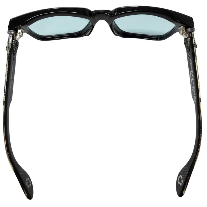 Excellent CHROME HEARTS sunglasses BOX OFFICER Glitter Dagger black SV925 mens