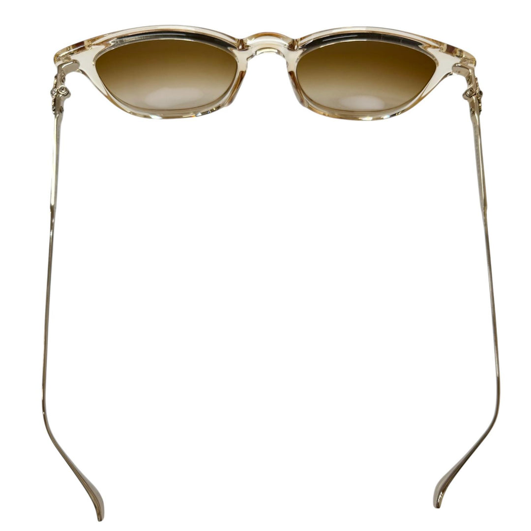 Great CHROME HEARTS sunglasses PLUCK Floral crystal mens