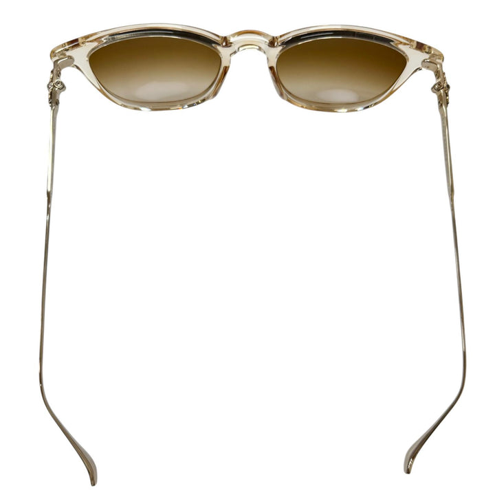 Great CHROME HEARTS sunglasses PLUCK Floral crystal mens