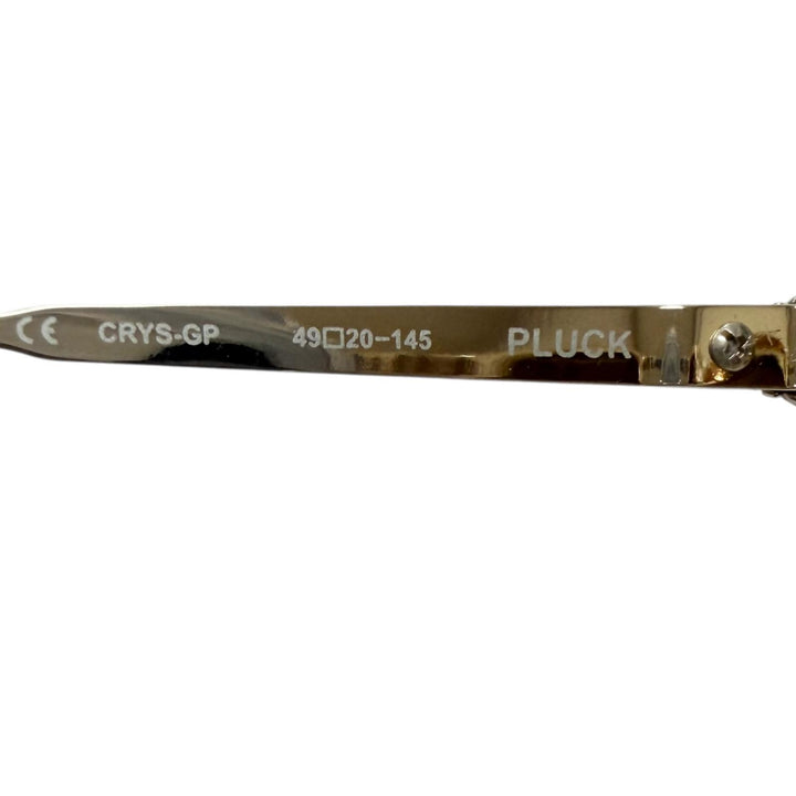 Great CHROME HEARTS sunglasses PLUCK Floral crystal mens