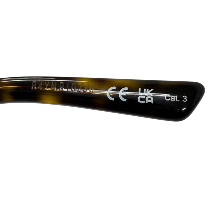 Excellent BALENCIAGA sunglasses BB Logo Metal Eyewear brown marble
