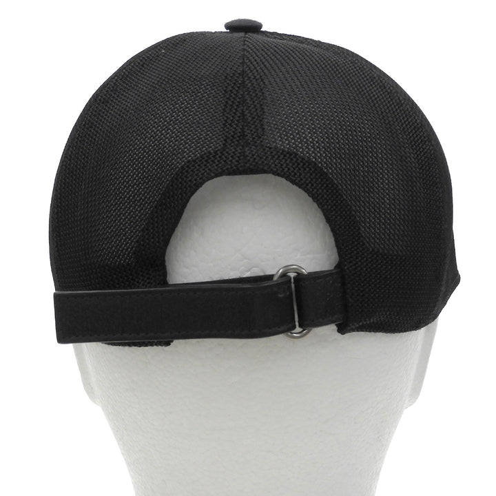 Excellent GUCCI cap Logo patch baseball black cotton mens XL 701324 4HAOY 1060