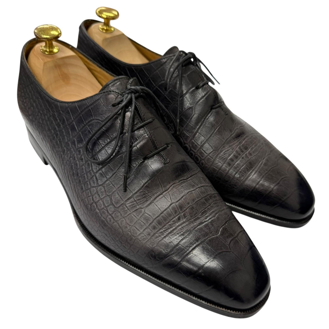 Great Berluti Dress shoes Olga era Alessandro crocodile embossed