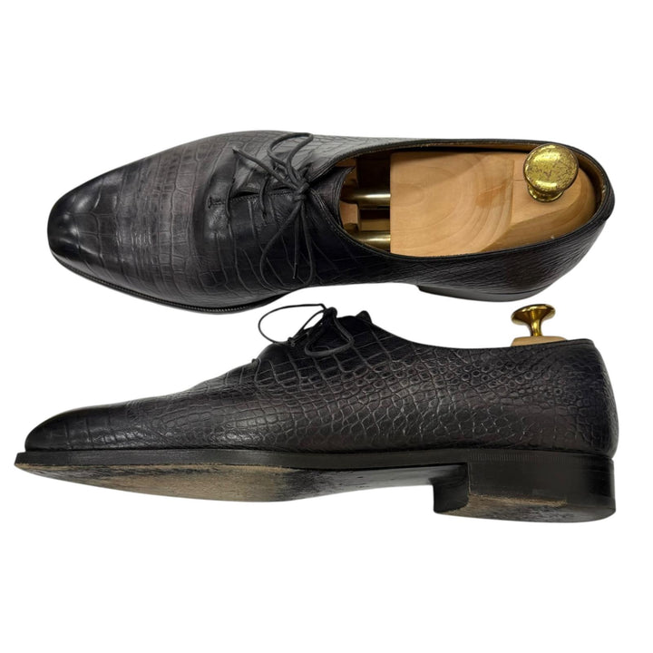 Great Berluti Dress shoes Olga era Alessandro crocodile embossed