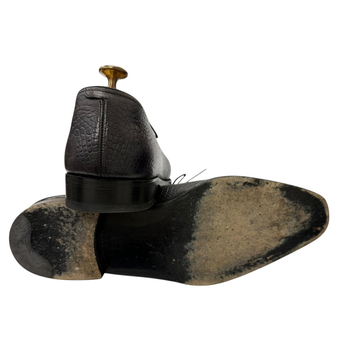 Great Berluti Dress shoes Olga era Alessandro crocodile embossed