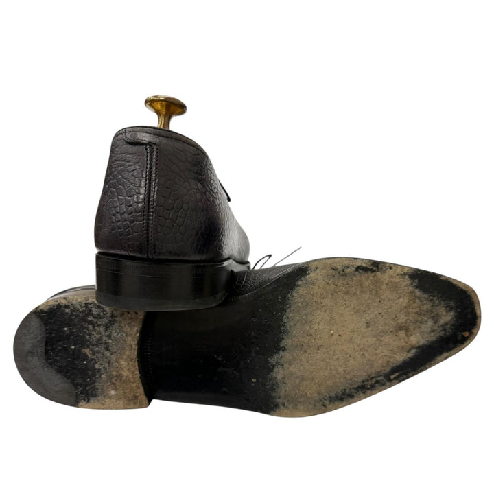 Great Berluti Dress shoes Olga era Alessandro crocodile embossed