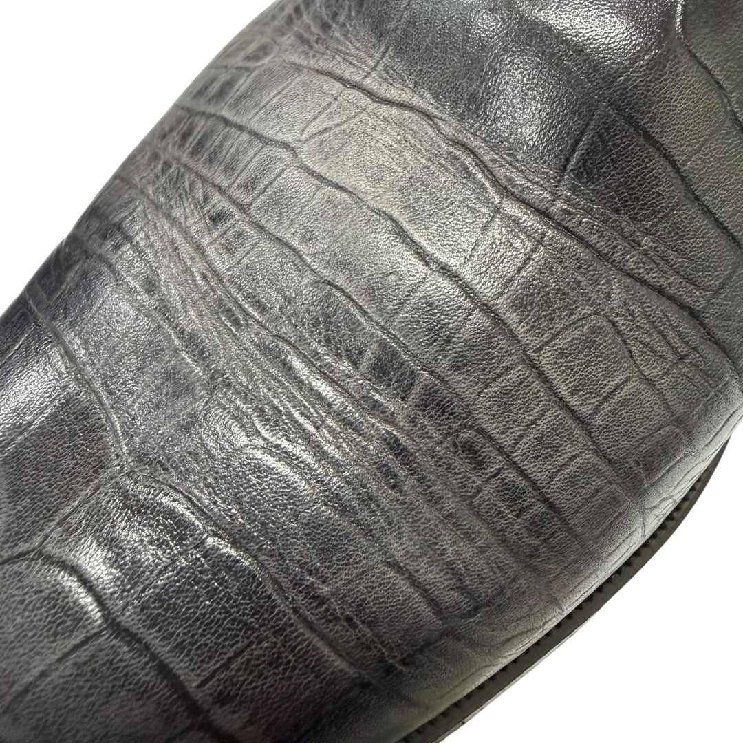 Great Berluti Dress shoes Olga era Alessandro crocodile embossed