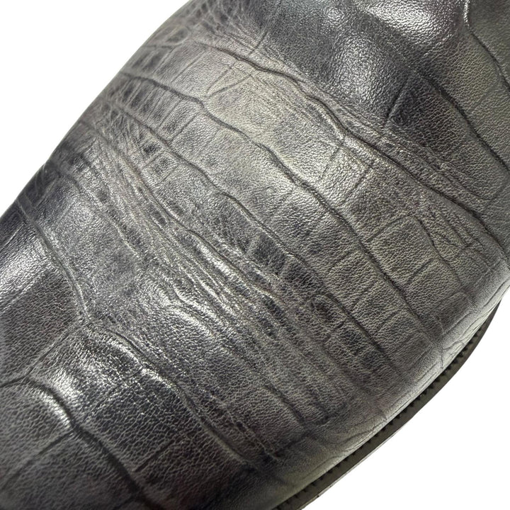 Great Berluti Dress shoes Olga era Alessandro crocodile embossed
