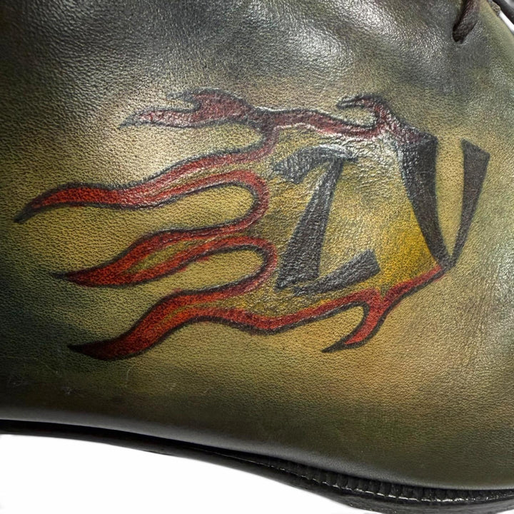 Discounted Very Good Berluti Dress shoes Alessandro Tattoo Collection Brown Patine