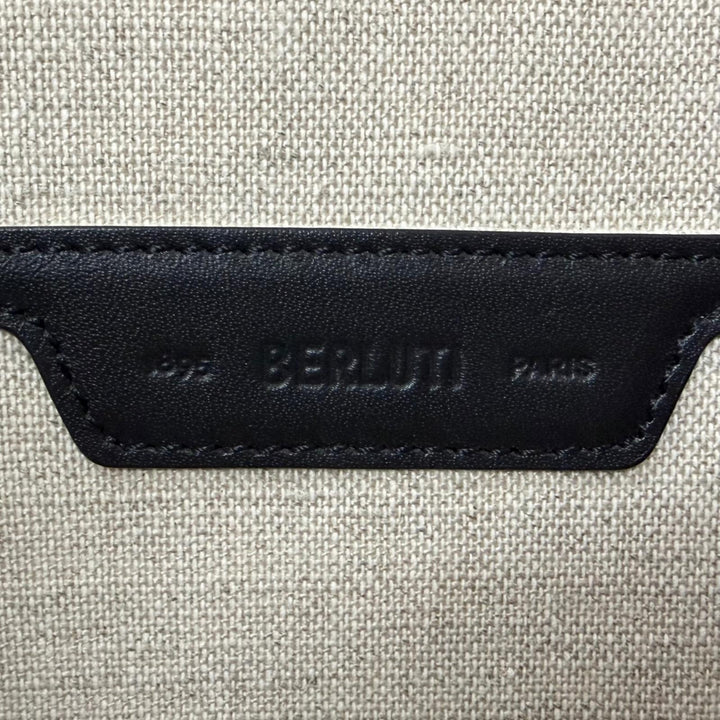 Great BERLUTI Clutch bag Nino TGM Calligraphy Scritto Tattoo Collection