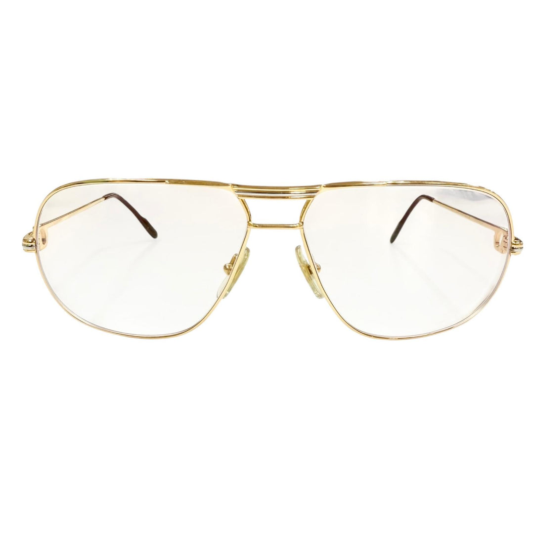 Very Good Cartier sunglasses Trinity gold mens