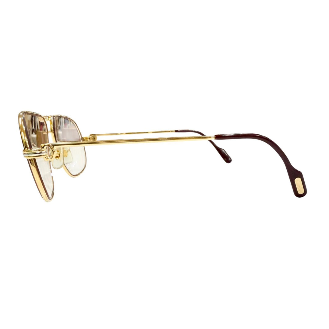 Very Good Cartier sunglasses Trinity gold mens
