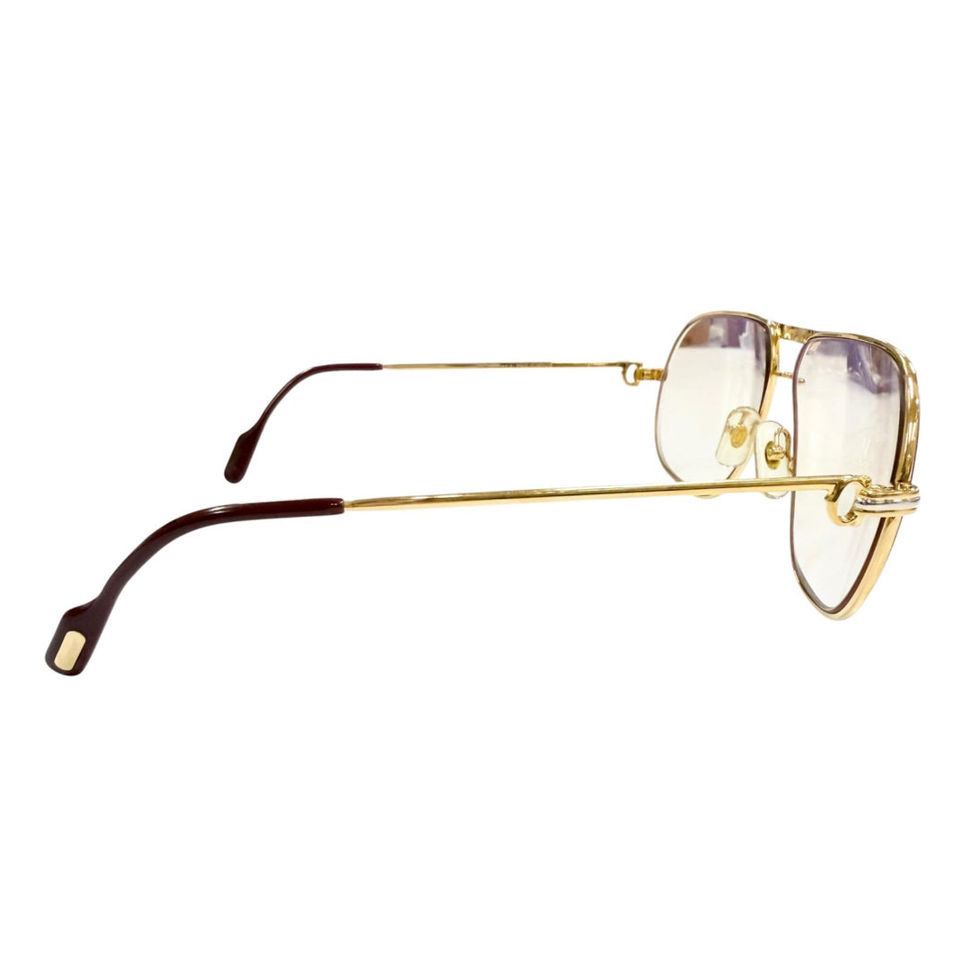 Very Good Cartier sunglasses Trinity gold mens