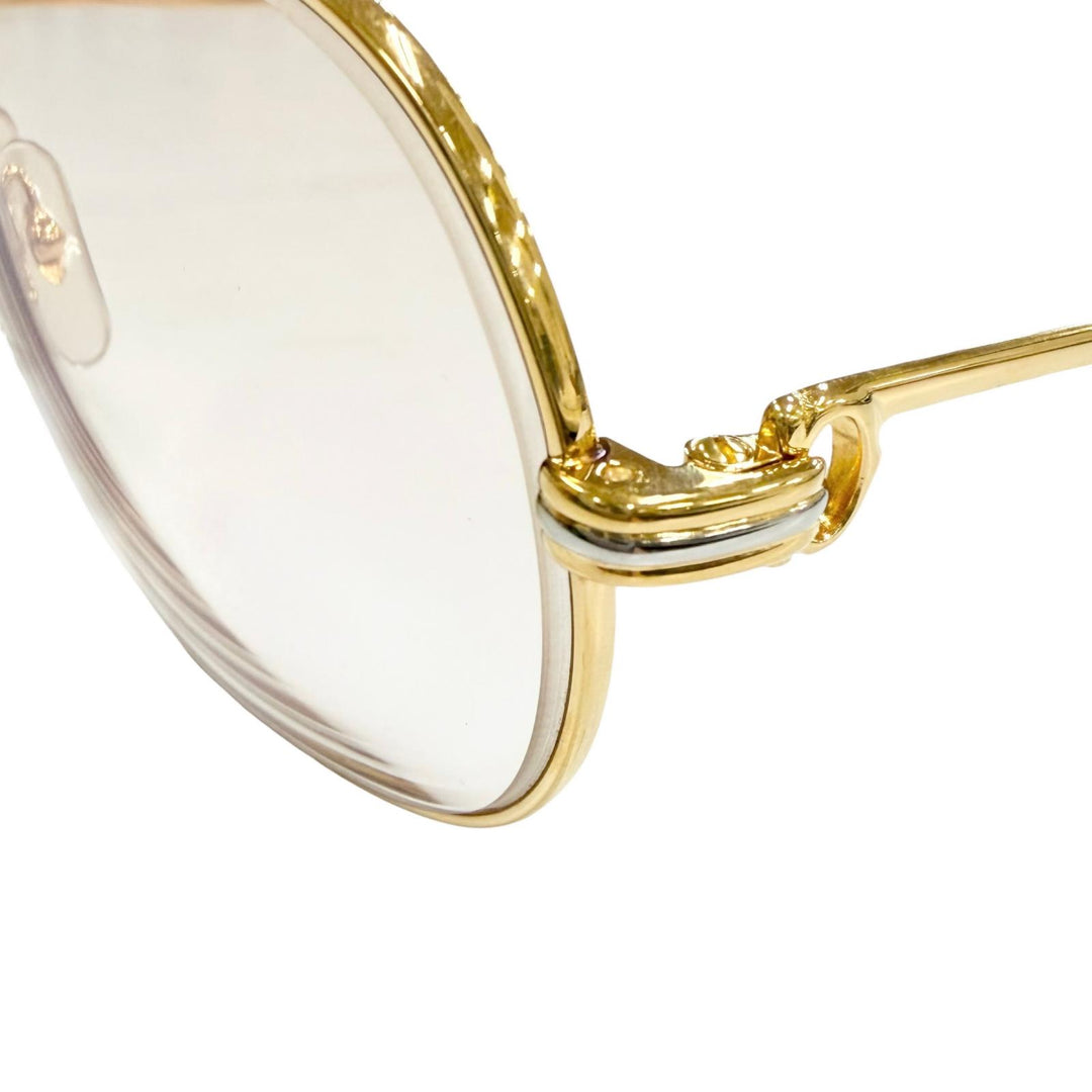 Very Good Cartier sunglasses Trinity gold mens