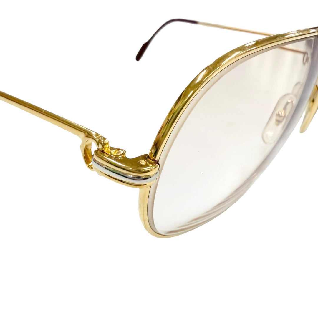 Very Good Cartier sunglasses Trinity gold mens