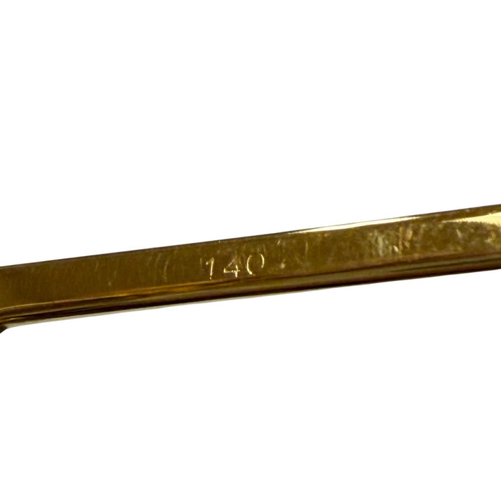Great Cartier sunglasses Square Logo Metal Eyewear gold mens