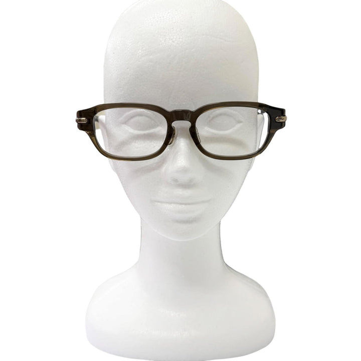 Great 999.9 Glasses Built-in structure, square frame Brown mens NPM-145