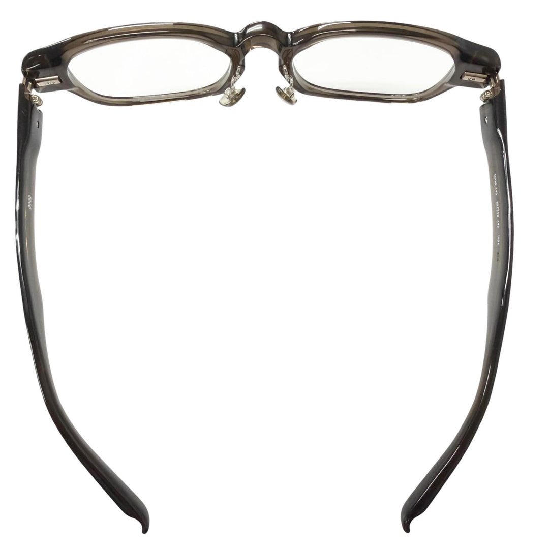 Great 999.9 Glasses Built-in structure, square frame Brown mens NPM-145