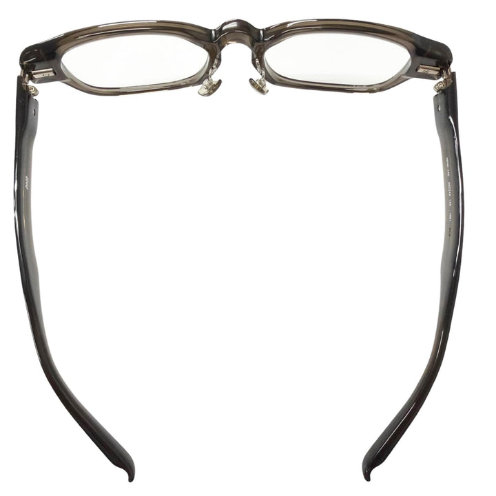 Great 999.9 Glasses Built-in structure, square frame Brown mens NPM-145