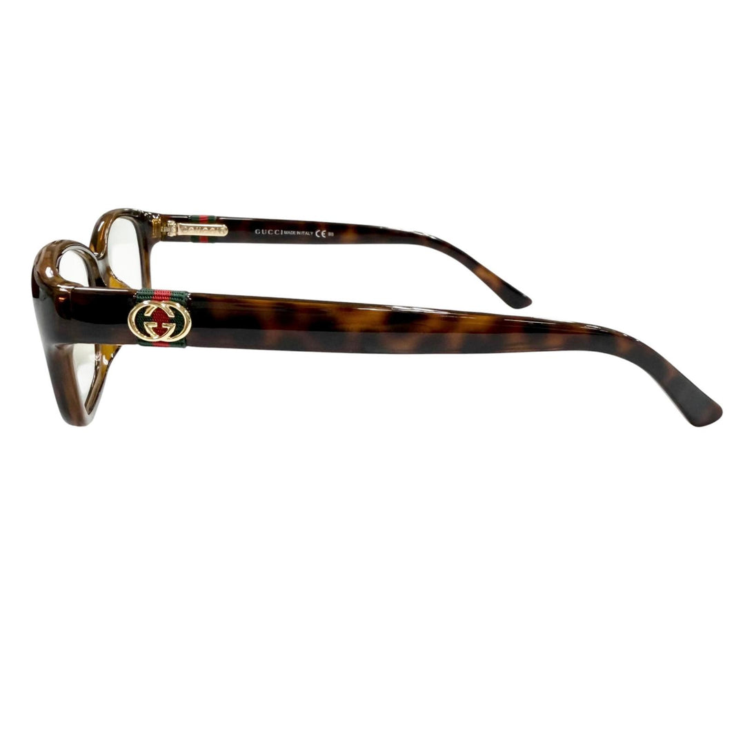 Excellent GUCCI Glasses Tortoise pattern Clear brown mens GG3670