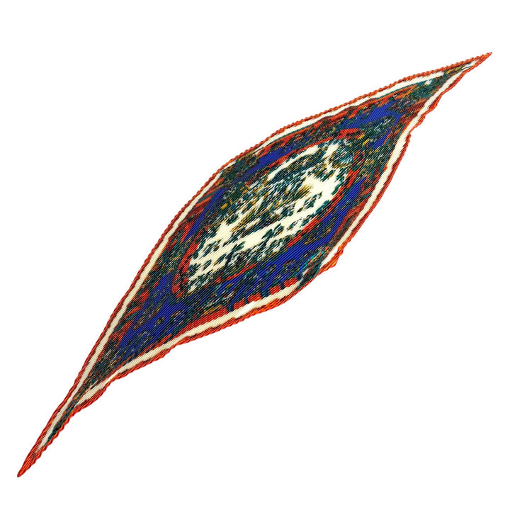 Excellent HERMES scarf Celestial Bodies and the Sun Rhombus silk Women