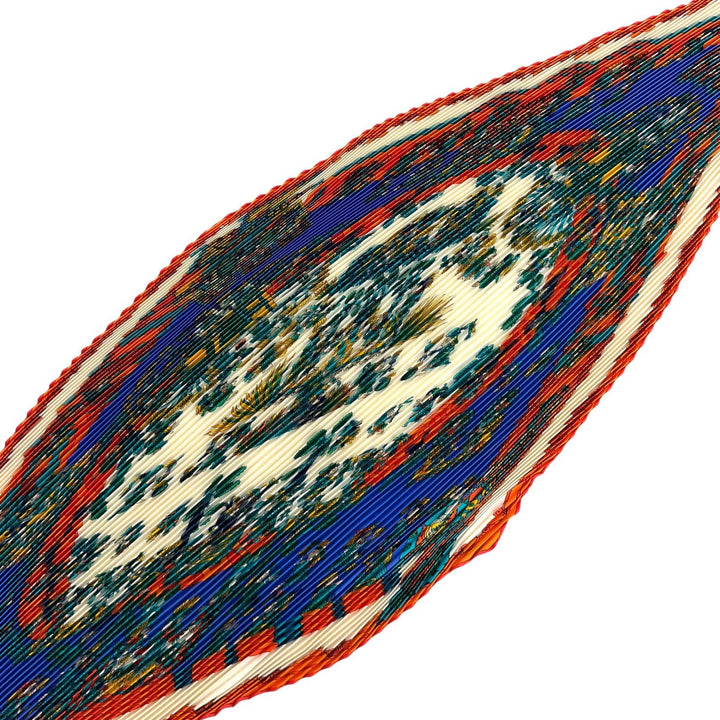 Excellent HERMES scarf Celestial Bodies and the Sun Rhombus silk Women