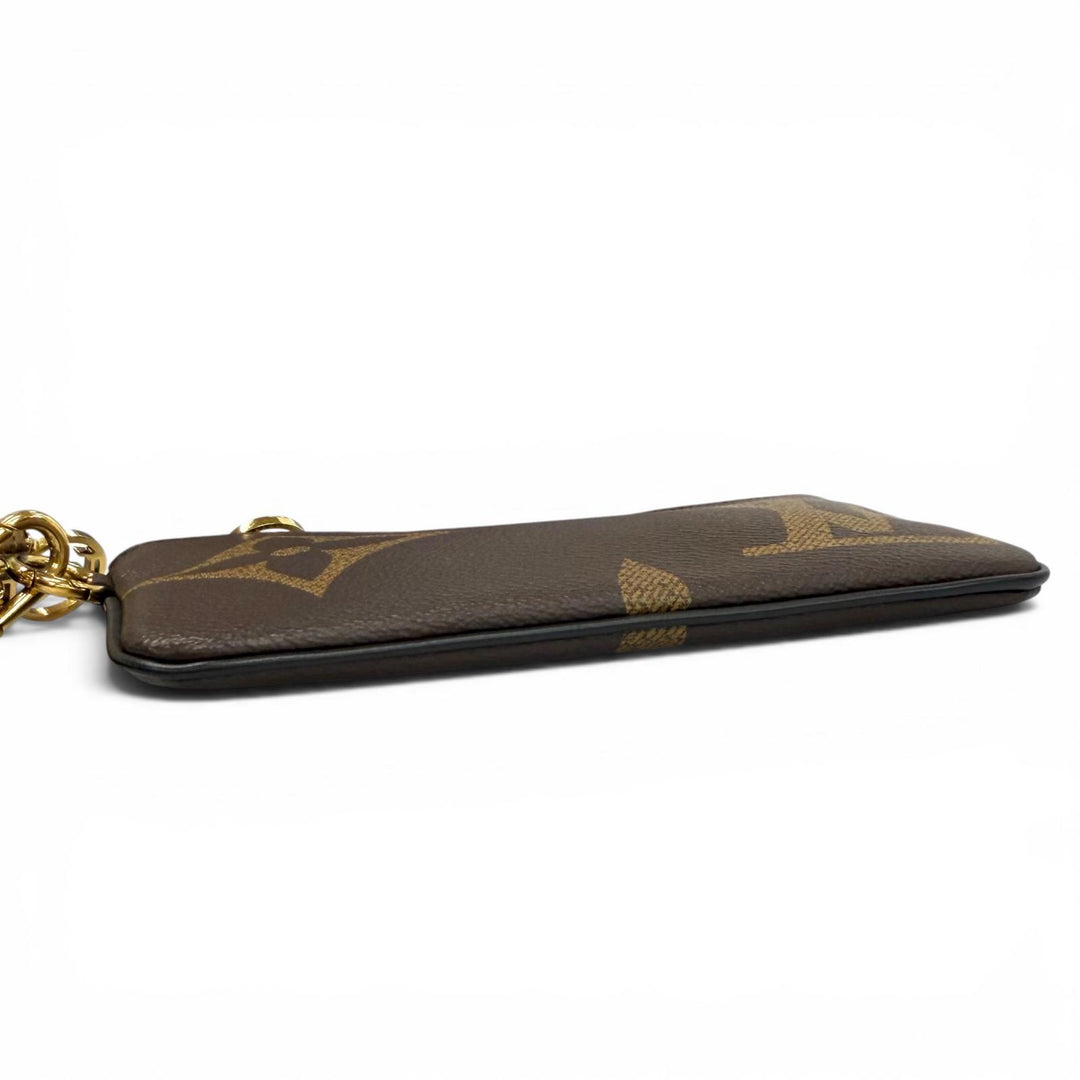 Excellent LOUIS VUITTON Pochette Pochette Trio Brown leather Women M68756