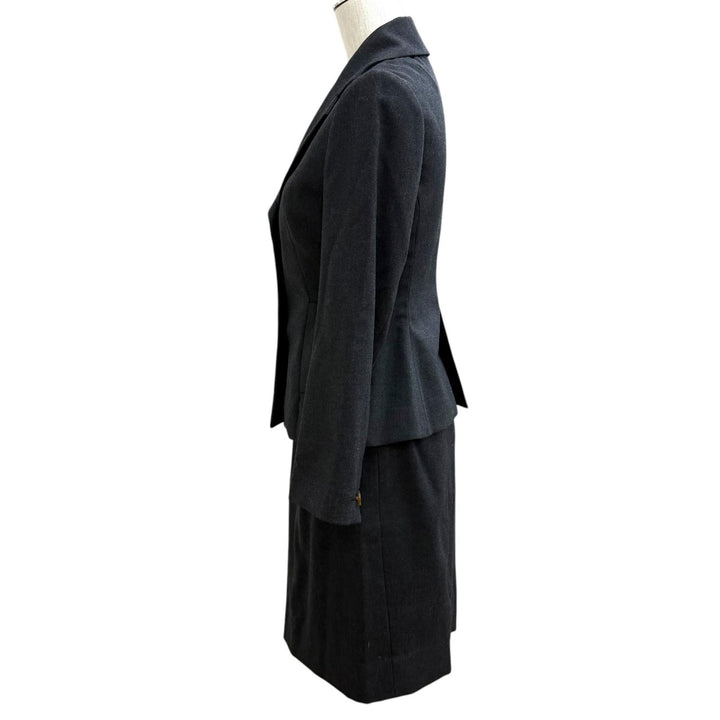 Excellent Vivienne Westwood Red Label suit Charcoal gray wool Women