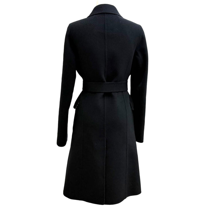 Great BURBERRY LONDON coat black wool Women 36