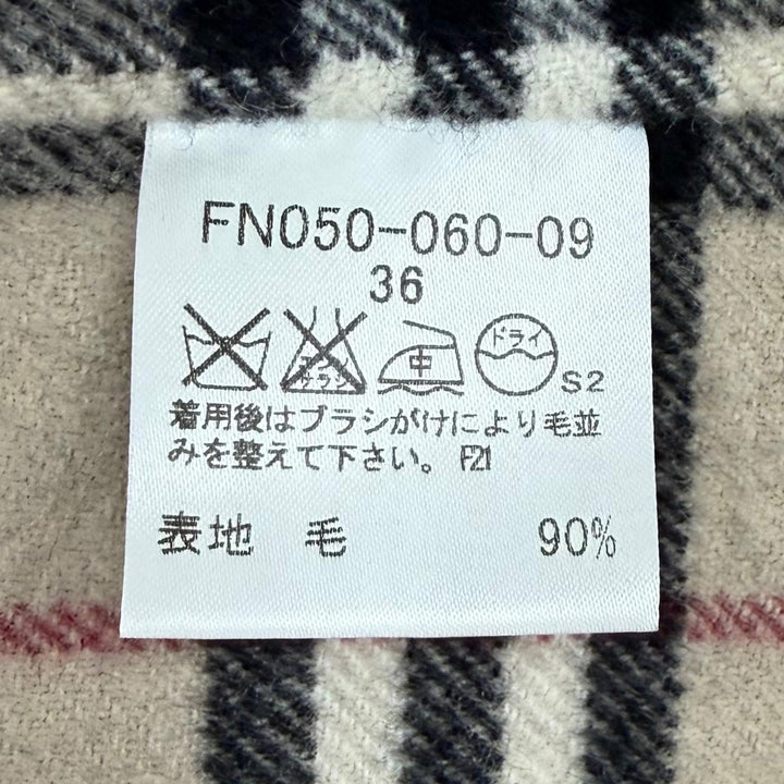 Great BURBERRY LONDON coat black wool Women 36