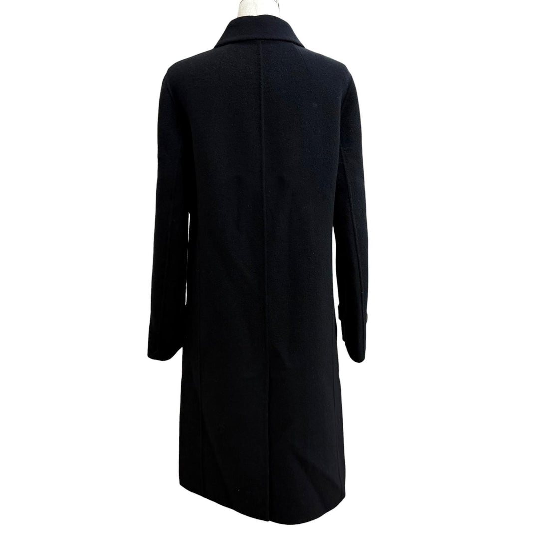 Great BURBERRY LONDON coat black wool Women 38 FN056-051-09