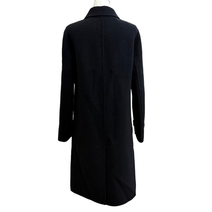 Great BURBERRY LONDON coat black wool Women 38 FN056-051-09